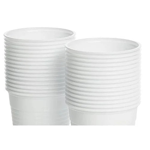 Plastic White Drinks 200ml Cup