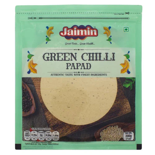 Jaimin Green Chilli Papad