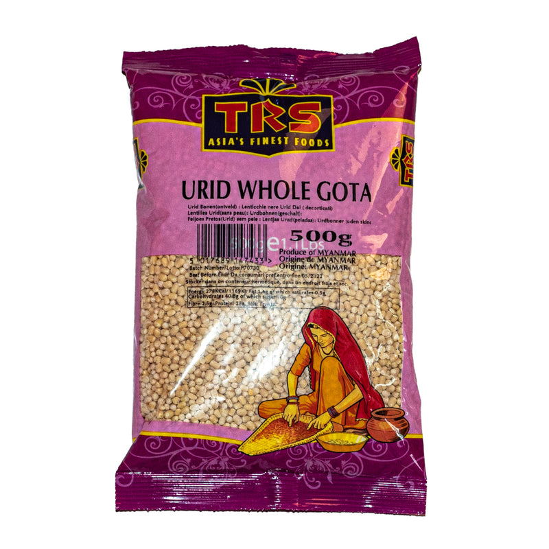 TRS Urid Whole Gota - 500 g