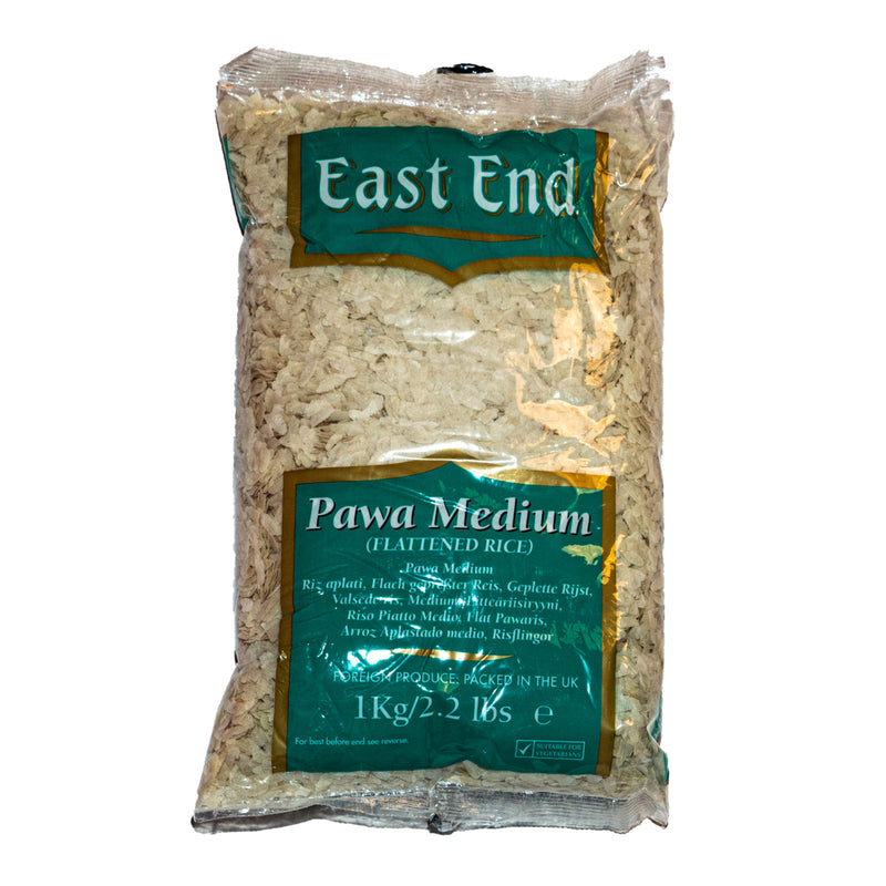 East End Medium Powa / Poha / Pova /Pawa / Flaked Rice