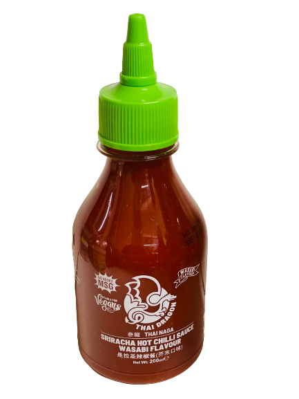 Thai Dragon Sriracha Hot Chilli Sauce Wasabi