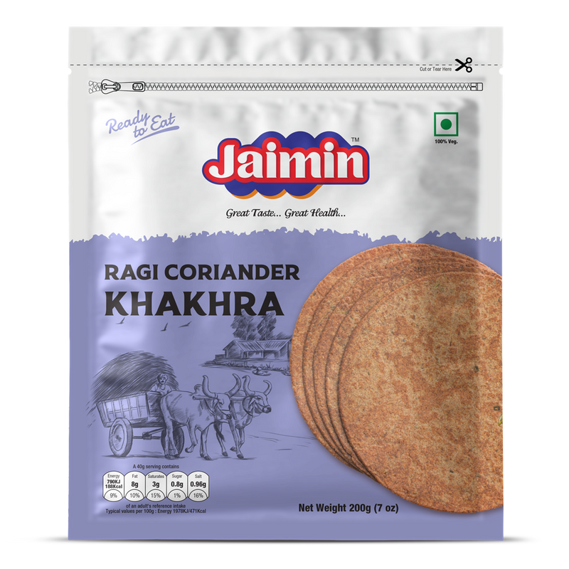 Jaimin Ragi Coriander Khakhra