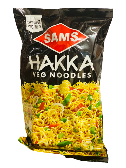 Sams Veg Hakka Noodles with Taste Maker
