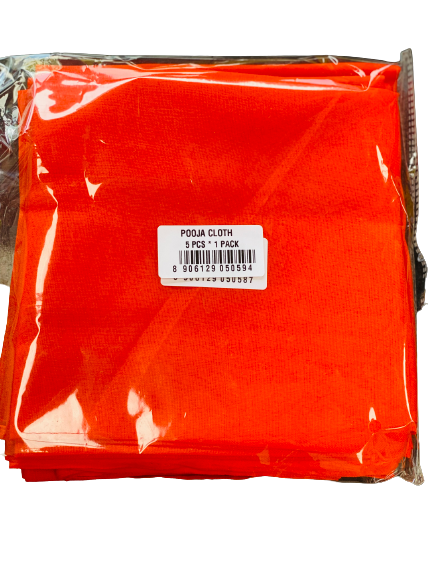 Pooja Cloth - Orange